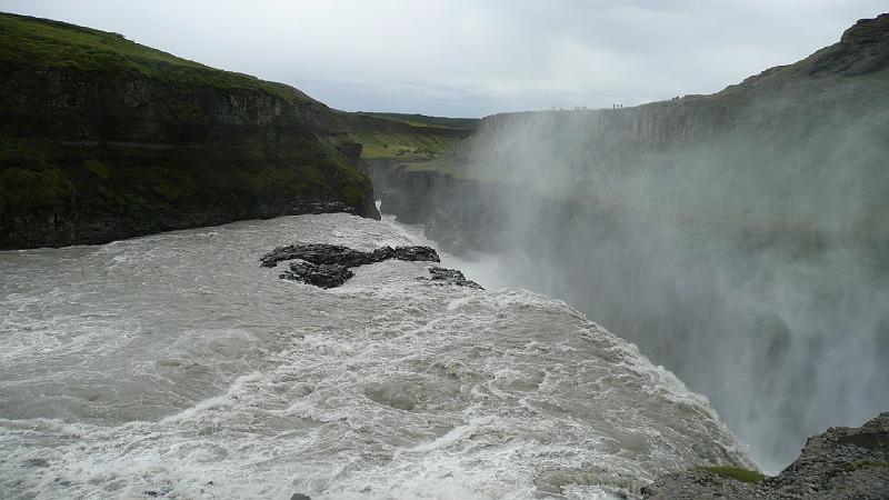 P1040056- Chute eau de Gulfoss.JPG - Chute d'eau de Gulfoss